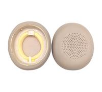 Coussinets d'oreille de Rechange Casque pour Jabra Elite 45H Coussinets d'oreille en Mousse, Coussinets d'oreille de Rechange pour Accessoires de réparation (Champagne doré)