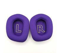 Coussinets d'oreille de Rechange Casque sans Fil Gaming pour Logitech G733 G335 Coussinets d'oreille en Mousse Accessoires pour Casque avec Housse en Tissu Mesh Doux (Violet)