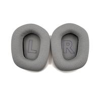 Coussinets d'oreille de Rechange Casque sans Fil Gaming pour Logitech G733 G335 Coussinets d'oreille en Mousse Accessoires pour Casque avec Housse en Tissu Mesh Doux (Gris)