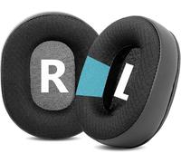 Coussinets d'oreille de rechange compatibles avec casque David Clark DC ONE-X Pilot en tissu noir