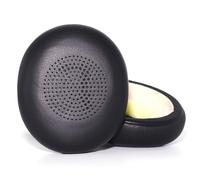 Coussinets d'oreille de rechange compatibles avec Jabra Evolve2 65 40 & Elite 45h - Coussinets en mousse à mémoire de forme en cuir protéiné - Isolation sonore - Pour casque de bureau, centre d'appel