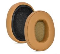 Coussinets d'oreille de rechange en polyuréthane pour casque Skullcandy Crusher sans fil Hesh3 - Design isolant du bruit (marron)