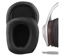 Coussinets d'oreille de Rechange Geekria Elite pour Casques DENON AH-D600, AH-D7100 (Noir)