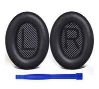 Coussinets d'oreille de rechange pour Bose QuietComfort35, en cuir protéiné confortable et mousse à mémoire de forme isolante pour un confort et