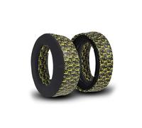 Coussinets D'Oreille de Rechange pour Casque de Jeu 3D pour pour PS5 PlayStation5 PULSE Coussinets D'Oreille Confortables, Noir-Jaune