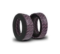 Coussinets D'Oreille de Rechange pour Casque de Jeu 3D pour pour PS5 PlayStation5 PULSE Coussinets D'Oreille Confortables, Noir-Rose