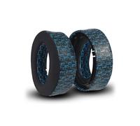 Coussinets D'Oreille de Rechange pour Casque de Jeu 3D pour pour PS5 PlayStation5 PULSE Coussinets D'Oreille Confortables, Noir-Bleu