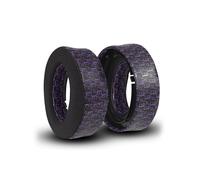 Coussinets D'Oreille de Rechange pour Casque de Jeu 3D pour pour PS5 PlayStation5 PULSE Coussinets D'Oreille Confortables, Noir-Violet