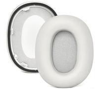 Coussinets d'oreille de rechange pour casque SONY WH-1000XM5, cuir protéiné souple, amorti en mousse à mémoire de forme, ajustement précis, isolation phonique pour les voyages et le bureau (argent
