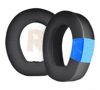 Coussinets d'oreille de rechange pour JBL Quantum 600 610 800 810 910 910X 910P, coussinets en mousse à mémoire de forme en cuir protéiné pour casque de jeu sans fil (A)