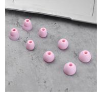 Coussinets d'oreille de Remplacement 8PCS pour Beats Flex/Beats X/Powerbeats Pro Embouts d'oreille en Silicone Écouteurs montés sur Le Cou Accessoires pour Écouteurs (Pink)