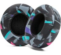 Coussinets d'oreille de Remplacement améliorés PadZ Solo 4 pour Beats Solo 4 par Wicked Cushions Confort et Isolation sonore améliorés 90's Black
