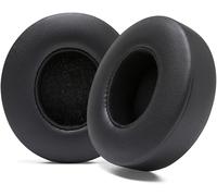 Coussinets d'oreille de Remplacement améliorés PadZ Solo 4 pour Beats Solo 4 par Wicked Cushions Confort et Isolation sonore améliorés Black