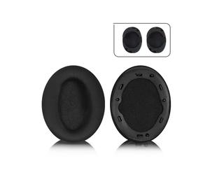 Coussinets d'oreille de remplacement avec joints et boucles pour Sony WH-1000XM4 Black