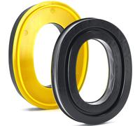 Coussinets d'oreille de remplacement compatibles avec 3M Peltor & PROHEAR - Confort amélioré et isolation phonique (paire) Yellow
