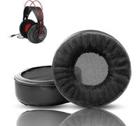 Coussinets d'oreille de Remplacement compatibles avec Les Casques Samson SR950 SR850 (Tissu Doux/Mousse de Haute qualité)