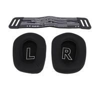 Coussinets d'oreille de Remplacement, Coussinets d'oreille Doux et Confortables avec Remplacement du Bandeau, pour Casque sans Fil G733 et Casque de Jeu Filaire G335 (Black)