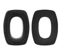 Coussinets d'oreille de remplacement en silicone - Compatible 3M Peltor David Clark H10 MSA Sordin Howard Leight - Noir