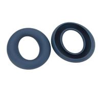 Coussinets d'oreille de remplacement for Sennheiser for casque ACCENTUM Plus, coussins en mousse à mémoire de forme avec housse en cuir protéiné, couvre-bandeaux confortables(Navy Blue Ear caps cover)