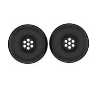 Coussinets d'oreille de remplacement, housses de coussinets-Noir