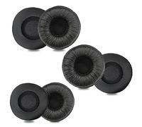 Coussinets d'oreille de Remplacement pour Casque Jabra, Oreillettes Coussinets en Mousse pour Casque Jabra Pro 920 930 9450 Biz 2300 2400 Plantronics Blackwire 3210 3220 HW261N HW510 HW520 (6 Pièces)