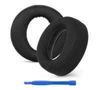 Coussinets d'oreille de Remplacement pour Sony 5 Pulse 3D, Coussinets d'oreille pour Casque PS5 Pulse 3D, Couvre-Oreilles, Coussinets d'oreille pour Casque (Tissu en Maille/Noir)