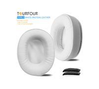 Coussinets d'oreille de remplacement (type J WhiteLeather) pour casque Redragon H510 Zeus