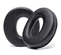 Coussinets d'oreille de remplacement WC, pour écouteurs Sony MDR-RF985R RF970 RF970RK RF960RK RF960R RF925RK et MDR-DS6500 | Cuir plus doux, mousse à mémoire de forme luxueuse | Black