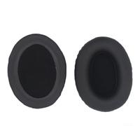 Coussinets d'oreille en cuir 95 mm x 75 mm pour casque d'écoute de rechange conçus pour les casques de jeu et les situations d'utilisation audio étendue (cuir protéiné)