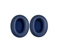 Coussinets d'oreille en cuir, couvre-arceau compatible avec le casque Sony WH-XB910N, bleus