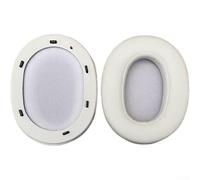 Coussinets d'oreille en cuir protéiné conçus pour Sony WH-1000XM5 avec système de ventilation en maille de football et gel de refroidissement ComFor FORt Layer (E)