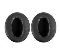 Coussinets d'oreille en cuir protéiné et mousse à mémoire de forme, compatibles avec les casques Sennheiser HD458BT, HD450, 4.30S, 4.20, 300 et 400S - Noir