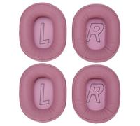 Coussinets d'oreille en Cuir protéiné PolyGen avec Mousse à mémoire de Forme Haute densité pour Un Blocage amélioré du Son, Coussinets pour Casque avec Coutures renforcées pour (Pink)