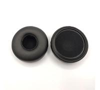 Coussinets d'oreille en cuir protéiné souple pour casques Jabra pour evolve 20 30 40 65 - Housse de coussin respirante avec isolation phonique pour une utilisation au bureau Noir 60 x 18 mm (B)