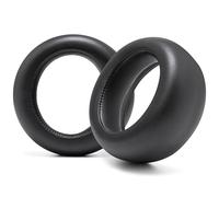 Coussinets d'oreille en Cuir PU améliorés WC PadZ Pulse Elite compatibles avec PS5 Pulse Elite par Wicked Cushions | Coussin Plus épais et Ouverture Plus Large | Black