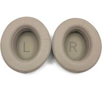 Coussinets d'oreille en cuir véritable pour Sennheiser Momentum 3 Light gold