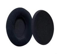 Coussinets d'oreille en éponge anti-bruit pour série HD 418 429 (flanelle) | Éponge haute densité, durable, doux au toucher, pour un ajustement parfait pour la série HD 418, couleur noire