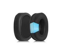 Coussinets d'oreille en gel noir pour Logitech G PRO X - Ensemble de 2