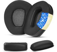 Coussinets d'oreille en gel rafraîchissant compatibles avec les casques Sennheiser RS165/RS1757 HDR175/HDR165/HDR175/TR165/TR175 avec tissu de soie glacée supplémentaire