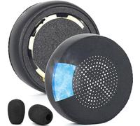 Coussinets d'oreille en gel rafraîchissant et coussinets de rechange Micfoam defean compatibles avec casque sans fil Jabra Evolve 75 (75UC 75MS 75SE) (ne convient pas aux casques sans fil Jabra