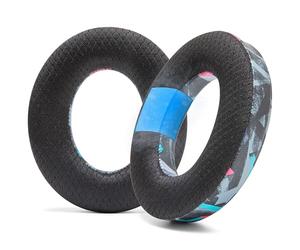 Coussinets d'oreille en Gel rafraîchissant WC Freeze Momentum 4 pour Casque Supra-auriculaire sans Fil Sennheiser Momentum 4 par Wicked Cushions - Améliorez Le Confort et l'épaisseur | 90's Black