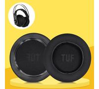 Coussinets d'oreille en maille respirants compatibles avec ASUS TUF H7, couvre-casque de jeu en mousse à mémoire de forme, bonnets ronds