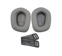 Coussinets d'oreille en mousse, housse de coussinet compatible avec Logitech, 1 jeu gris