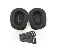Coussinets d'oreille en mousse, housse de coussinet compatible avec Logitech, 1 jeu noir