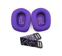 Coussinets d'oreille en mousse, housse de coussinet compatible avec Logitech, 1 jeu violet