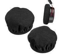 Coussinets d'oreille, en tissu, housses de coussinets, housses en tissu, faciles à remplacer, confortables, extensibles