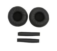 Coussinets d'oreille et cache-oreilles pour Sennheiser PX100/200/100-II Le noir