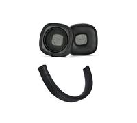 INF Coussinets & bandeau de rechange pour Marshall Major V/5 - 2 coussinets cuir protéiné noir