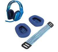 Coussinets d'oreille G733 G335, Coussinets de Remplacement pour Casque de Jeu Filaire LogitechG733 et G335, Coussin d'oreille avec Sangles de Bandeau, Tissu en Respirant,