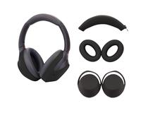 Coussinets d'oreille, housses et coussinet arceau pour Sony WH-1000XM3/4 Le noir